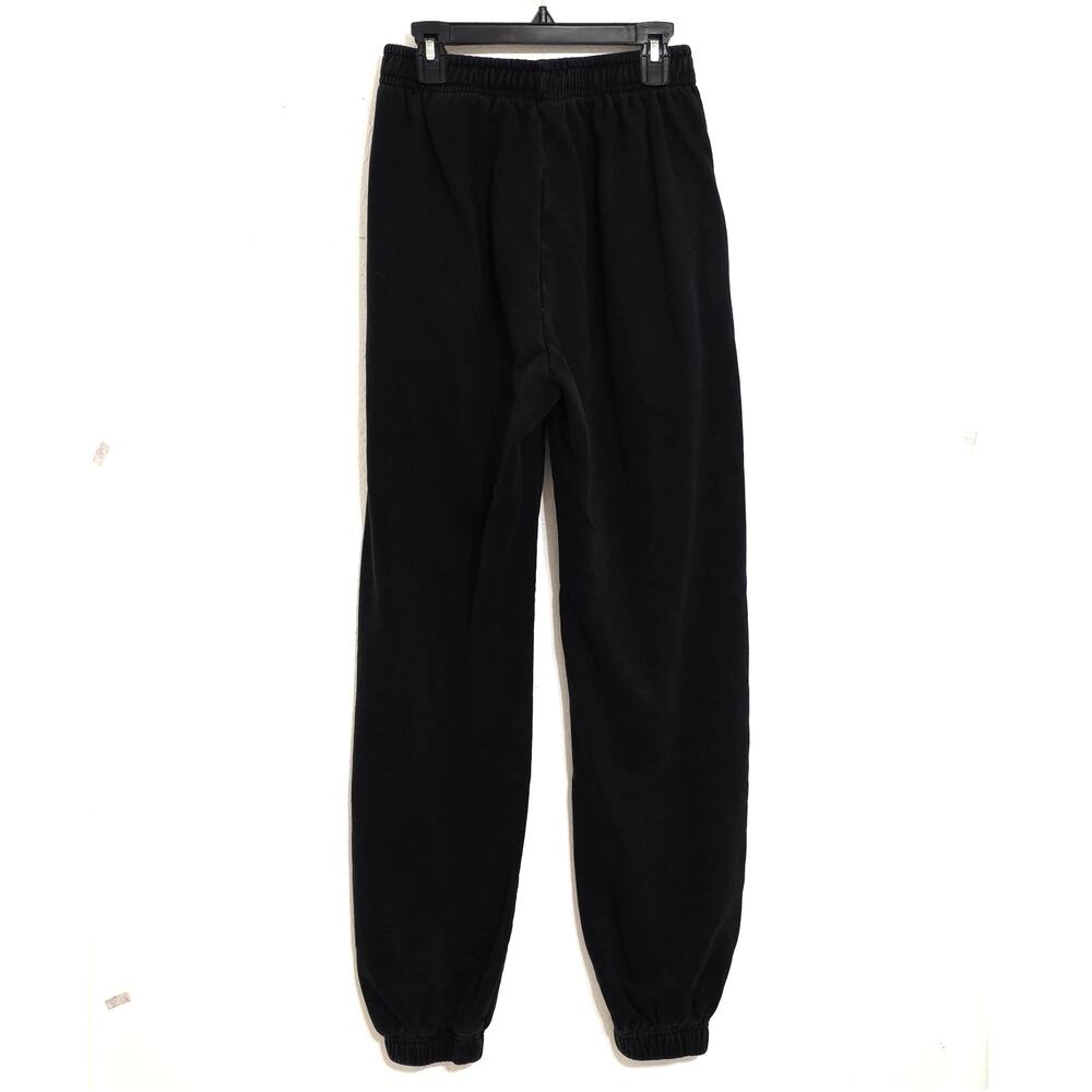 SNDYS. Everyday Luxe Hi-Rise Joggers Sweatpants Washed Black Size 4 - Picture 2 of 8
